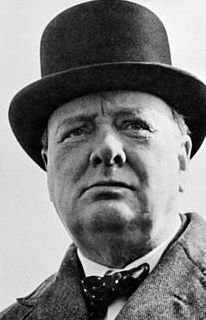 Portrait de Winston Churchill